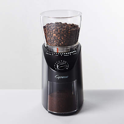 CoffeeTEAM PRO Glass Coffee Maker & Conical Burr Grinder Capresso