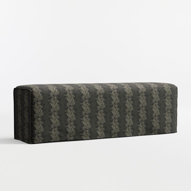 Capri 60" Slipcovered Bench - image 3 of 6