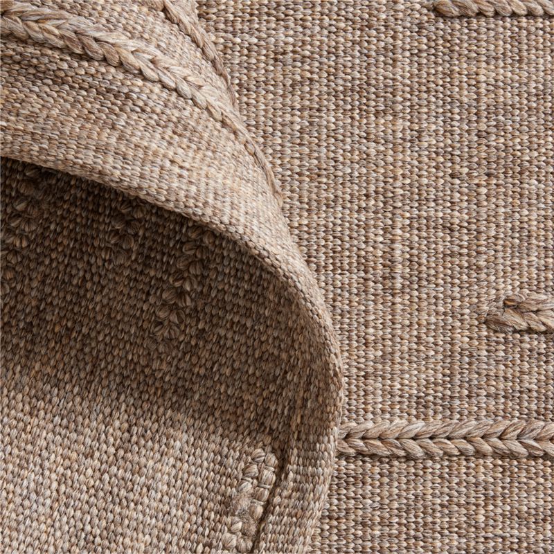 Capri Performance Indoor/Outdoor Dark Caramel Brown Rug Swatch 12"x18" - image 3 of 5