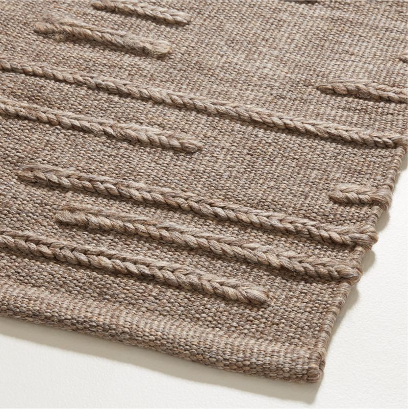 Capri Performance Indoor/Outdoor Dark Caramel Brown Rug Swatch 12"x18" - image 4 of 5