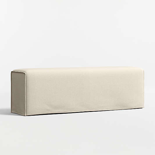 Capri 60" Slipcovered Bench