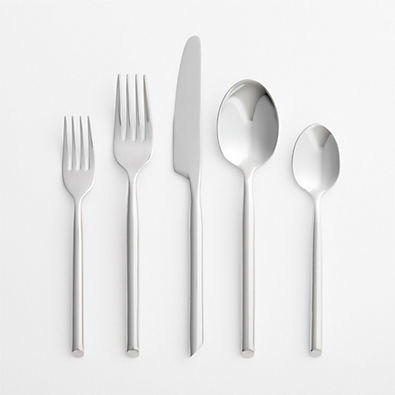 View Capri Silver 5-Piece Flatware Place Setting details