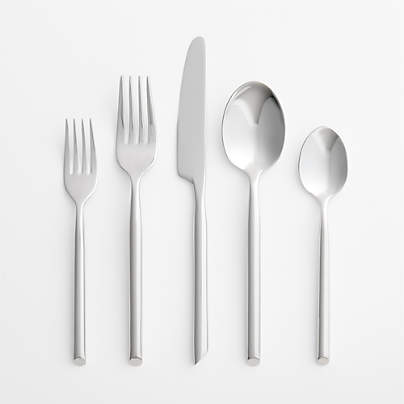 Capri Silver 5-Piece Flatware Place Setting