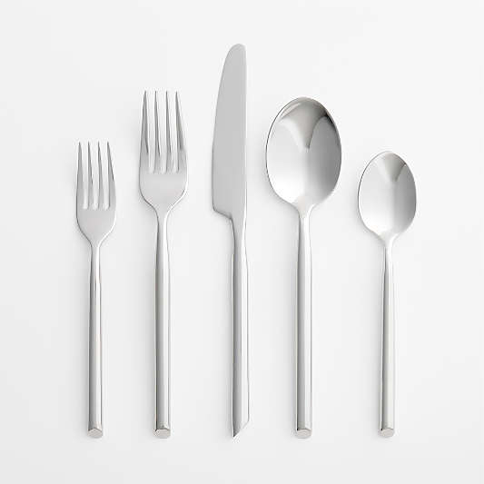 Boulder Satin 5-Piece Flatware Place Setting