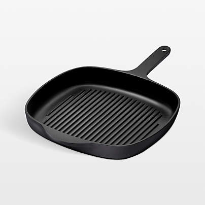 Caraway ® Charcoal Enameled Cast Iron 10.5" Grill Pan