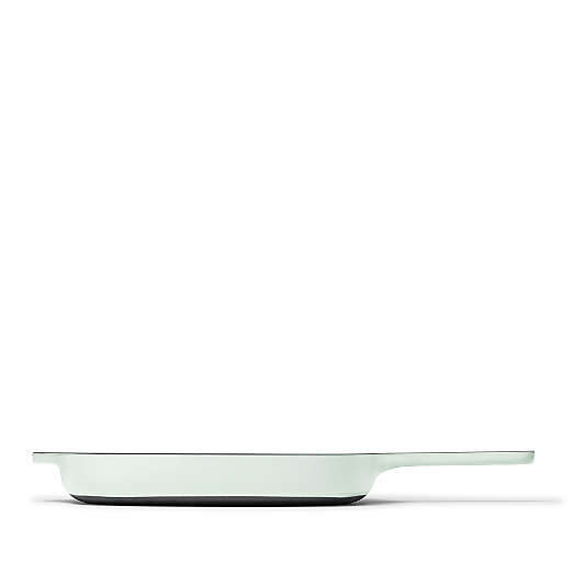 Caraway 10.5" Light Mist Enameled Cast Iron Grill Pan
