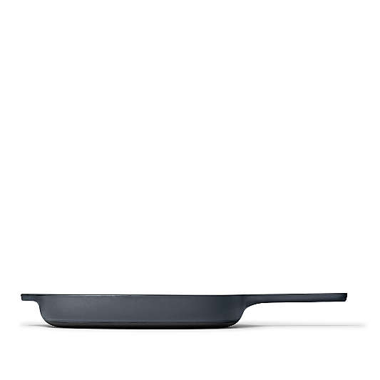 Caraway 10.5" Dark Navy Enameled Cast Iron Grill Pan