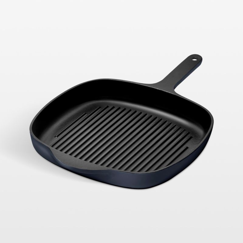 Viewing product image Caraway 10.5" Dark Navy Enameled Cast Iron Grill Pan - image 1 of 2