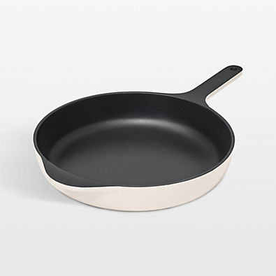 View Caraway 10.5" Cream Enameled Cast Iron Skillet details