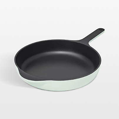 Caraway ® 10.5" Light Mist Enameled Cast Iron Skillet