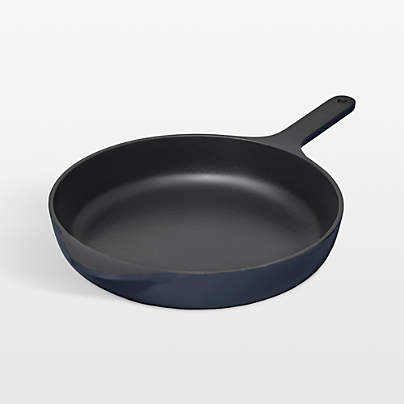 Caraway ® 10.5" Dark Navy Enameled Cast Iron Skillet