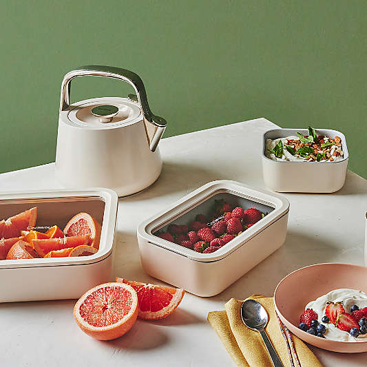 Caraway ® Cream 13-Piece Glass Food Storage Set