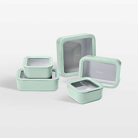 Caraway ® Mist 13-Piece Glass Food Storage Set