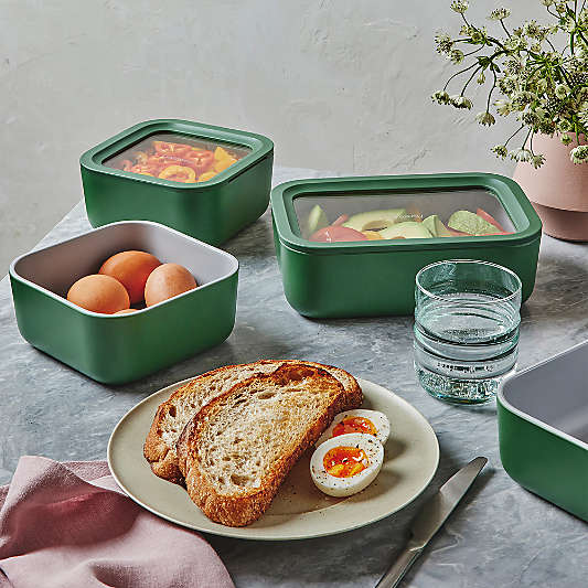 Caraway ® Sage 13-Piece Glass Food Storage Set