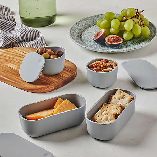 Caraway ® Cream 17-Piece Glass Food Storage Set