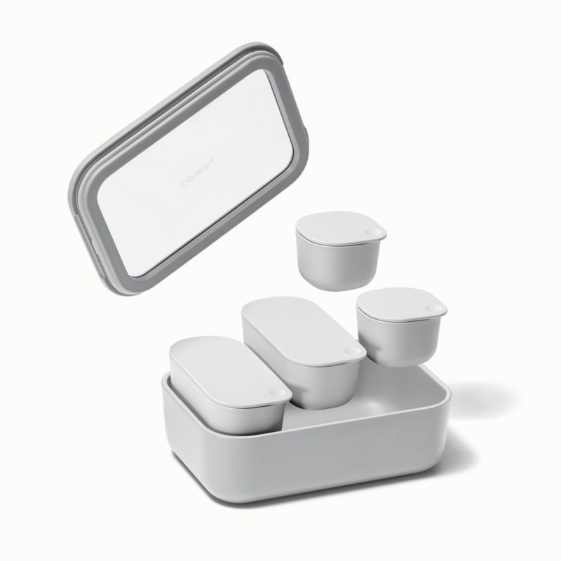 Caraway Grey 17-piece Glass Food Storage Set - image 4 of 6