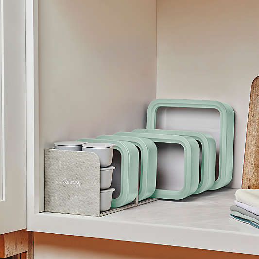 Caraway ® Mist 17-Piece Glass Food Storage Set