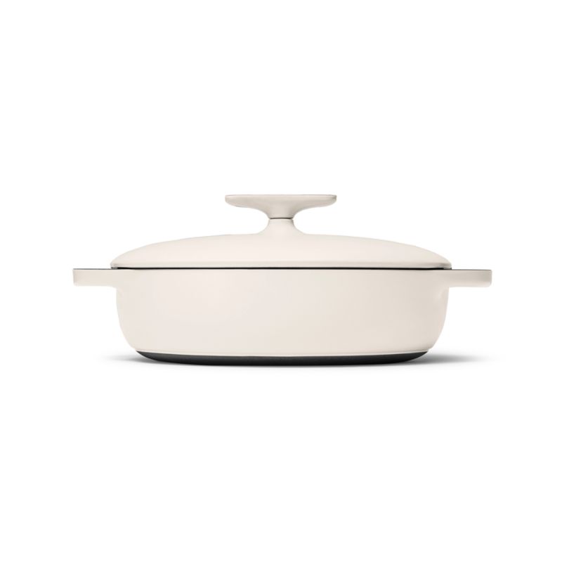 Caraway Cream 3.5-Qt. Enameled Cast Iron Braiser with Domed Lid - image 2 of 3