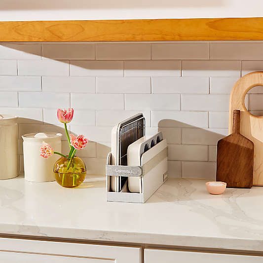 Caraway ® Grey 5-Piece Mini Bakeware Set with Storage Tray