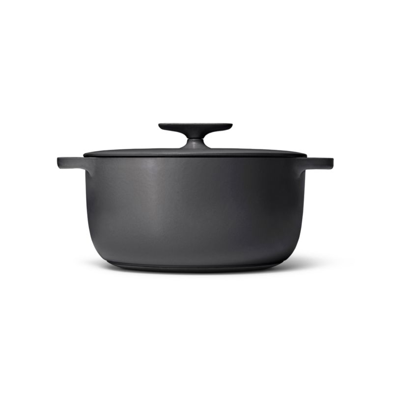 Caraway ®  6.5-Qt. Charcoal Enameled Cast Iron Dutch Oven with Lid - image 1 of 2