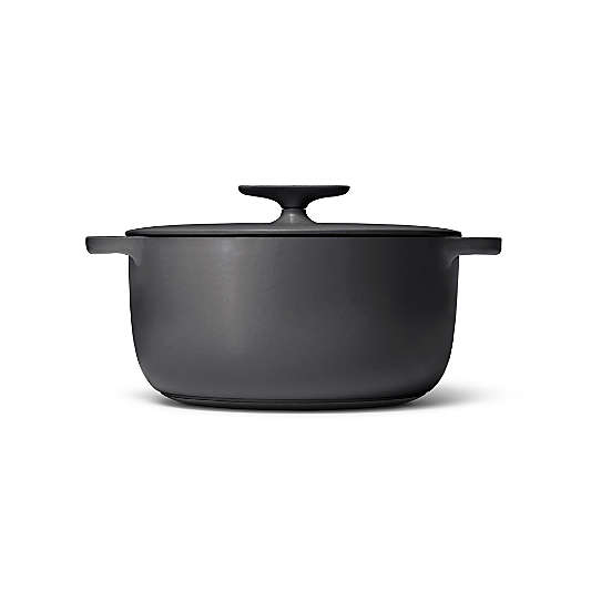 Caraway ®  6.5-Qt. Charcoal Enameled Cast Iron Dutch Oven with Lid