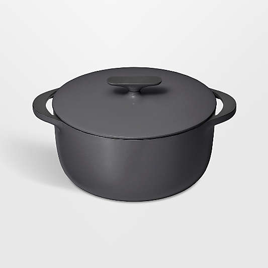 Caraway ®  6.5-Qt. Charcoal Enameled Cast Iron Dutch Oven with Lid