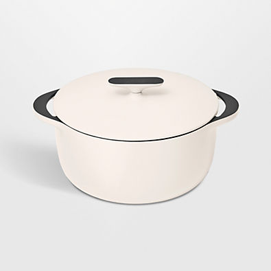 View Caraway ® 6.5-Qt. Cream Enameled Cast Iron Dutch Oven with Lid details
