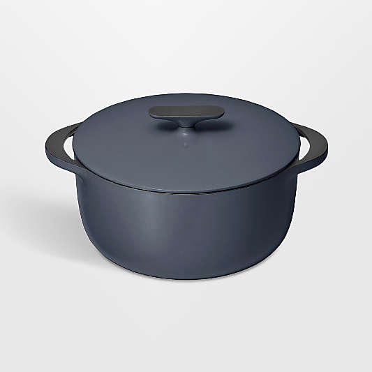 Caraway ® 6.5-Qt. Dark Navy Enameled Cast Iron Dutch Oven with Lid