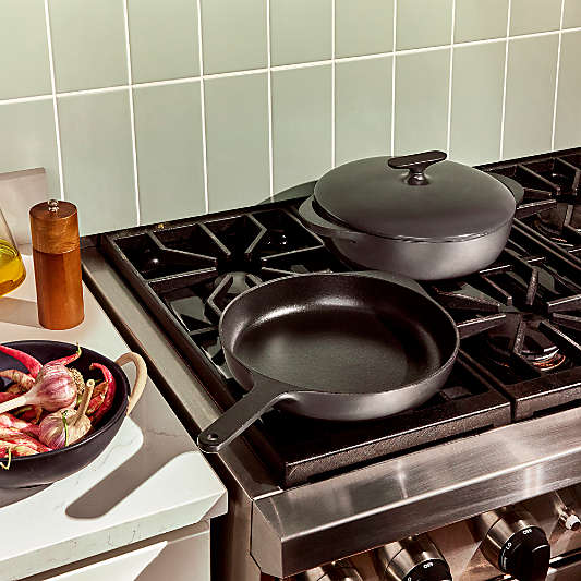 Caraway ® 6.5-Qt. Charcoal Enameled Cast Iron Dutch Oven with Lid