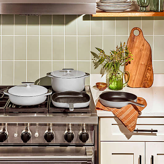 Caraway ® 6.5-Qt. Grey Enameled Cast Iron Dutch Oven with Lid