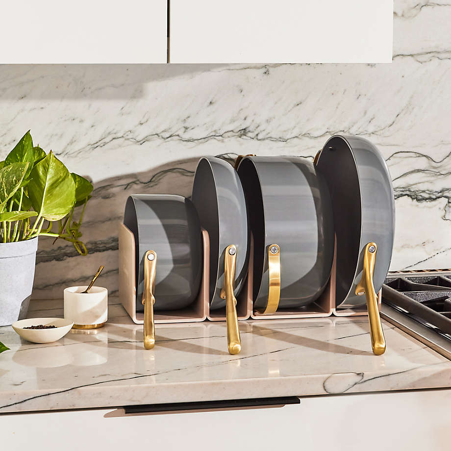 Caraway - Introducing Graphite, the newest addition to our Gold Collection,  available exclusively at @Crate and Barrel. Discover the new shade for our  Cookware Set, Baking Sheet Duo, and Tea Kettle. Featuring