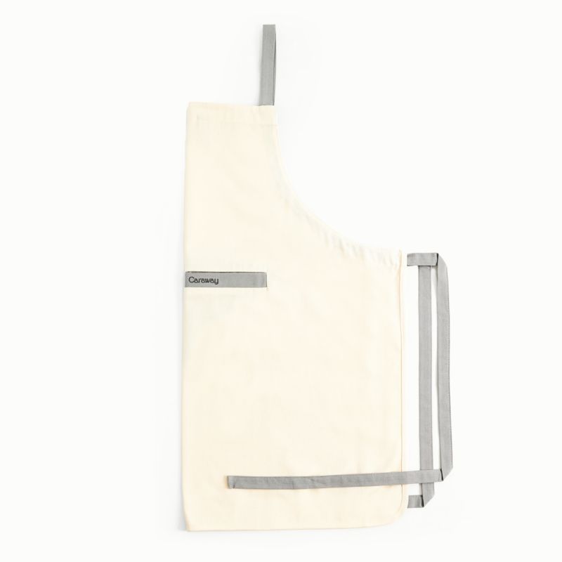 Caraway Organic Cotton Cream Apron - image 2 of 3