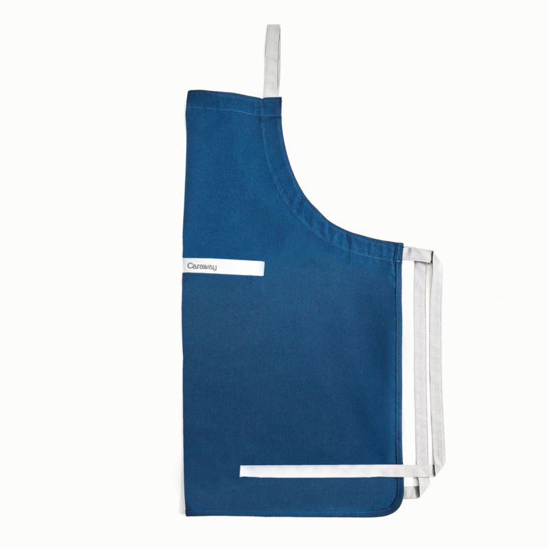 Caraway Organic Cotton Navy Apron - image 2 of 3