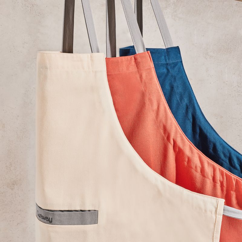 Caraway Organic Cotton Navy Apron - image 1 of 3