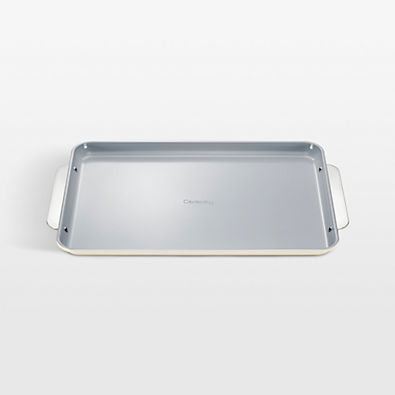 View Caraway Non-Stick Ceramic Large Baking Sheet in Cream details