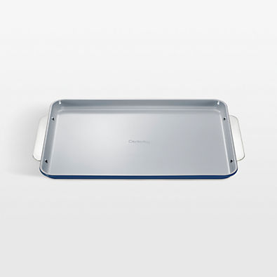 View Caraway Non-Stick Ceramic Large Baking Sheet in Navy details