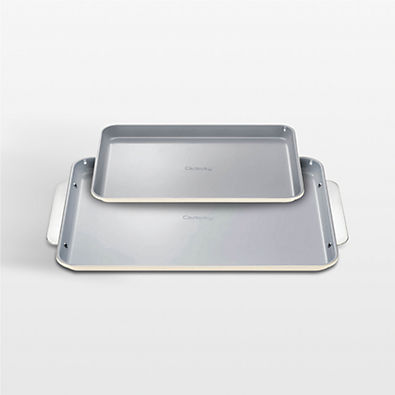 View Caraway ® Cream Ceramic Non-Stick 2-Piece Baking Sheet Duo details