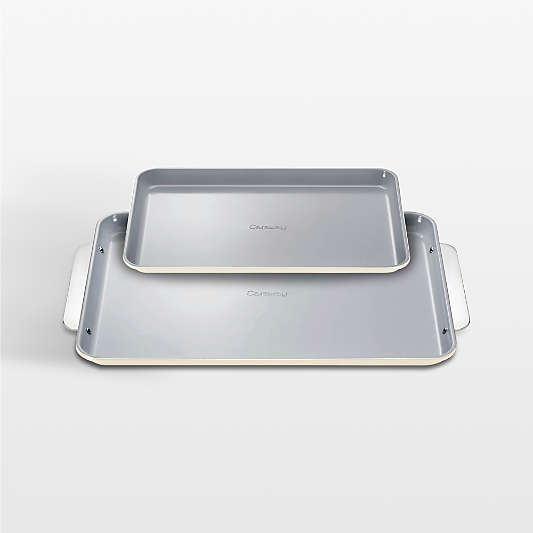 Caraway Home ® Cream Non-Stick Ceramic Baking Sheet Duo