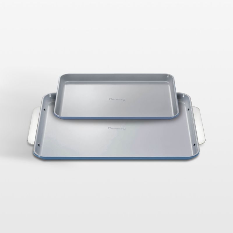 Caraway Home Slate Non-Stick Ceramic Baking Sheet Duo + Reviews | Crate ...