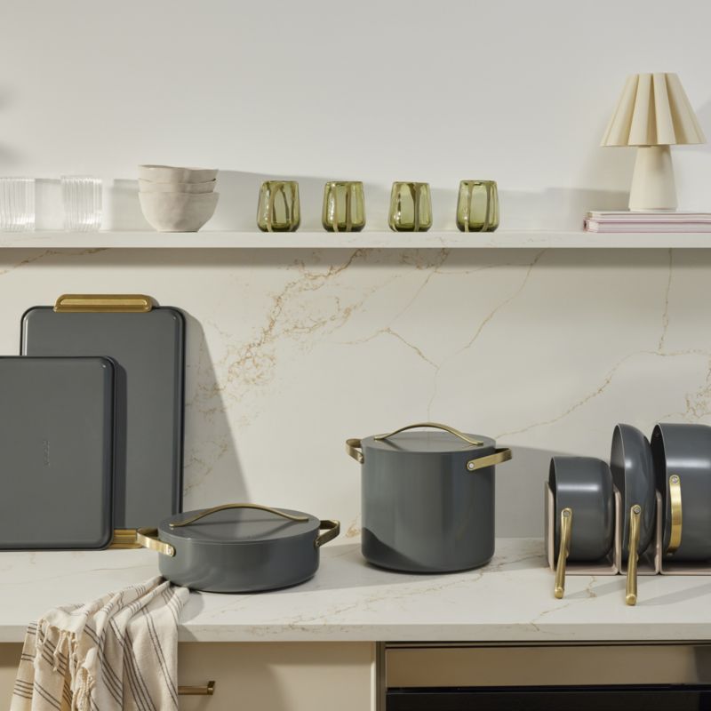 Caraway ® Cookware Plus Graphite and Gold Cookware 12-Qt. Stockpot with Lid - image 1 of 5