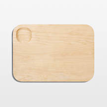 Caraway Birch Wood Small Cutting Board + Reviews | Crate & Barrel
