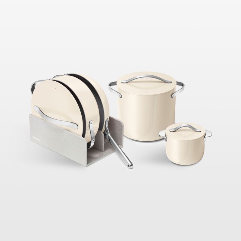 Caraway Home ® Cookware+ Cream 8-Piece Cookware Set