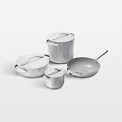 View Caraway ® Cookware+ Grey Ceramic Non-Stick 8-Piece Cookware Set details
