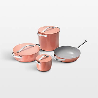 Caraway ® Cookware+ Perracotta 8-Piece Cookware Set