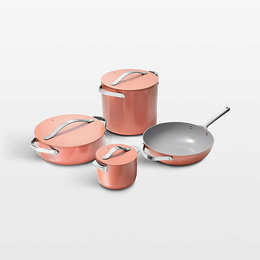 Caraway ® Cookware+ Perracotta 8-Piece Cookware Set