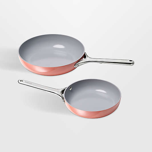 Caraway ® Peracotta Ceramic Non-Stick Fry Pan Duo