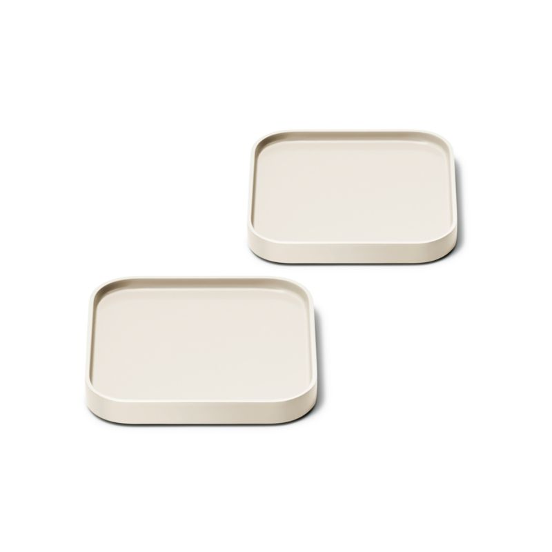 Caraway ® Cream Ceramic-Coated Spoon Rest, Set of 2 - image 2 of 3