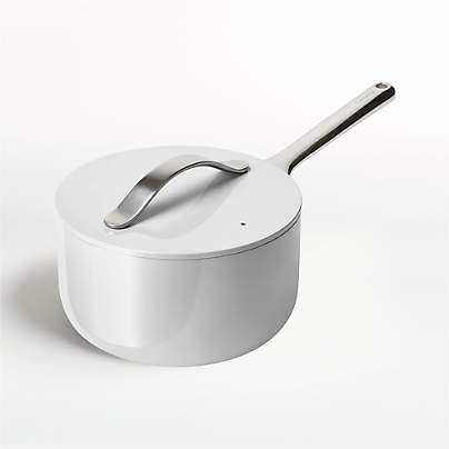 Caraway Home Grey Non-Stick Ceramic Saucepan