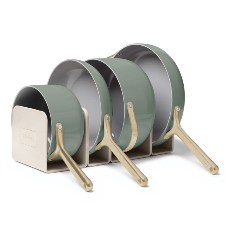 Caraway ® Coastline Ceramic Nonstick 12-Piece Cookware Set with Champagne Hardware - image 6 of 7