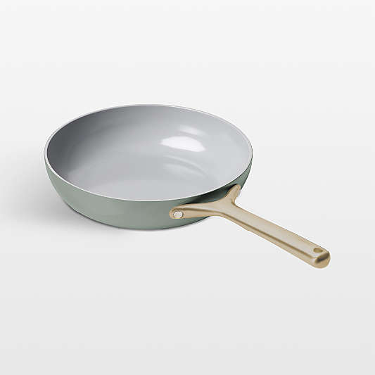 Caraway ® Coastline Ceramic Nonstick 8" Mini Fry Pan with Champagne Hardware